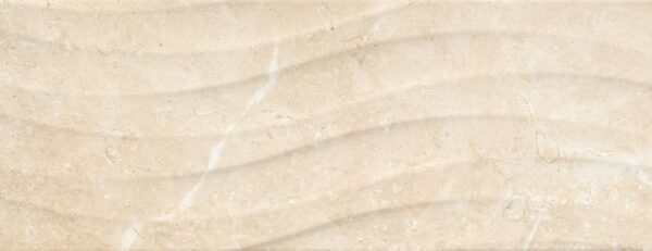 Undefasa Wandfliese Undefasa Etruscan Beige Bend dekor Wandfliese