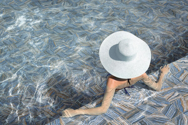 Ceramica Valsecchia Swimming Pool Steinoptik Bodenfliese