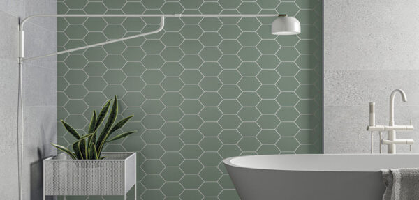 Vogue Hex Dursley Wandverkleidung | Fliesen und Fliesen