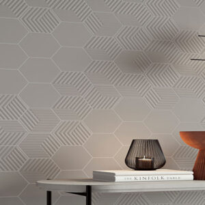 Vogue Hex Grange Wandverkleidung | Fliesen und Fliesen