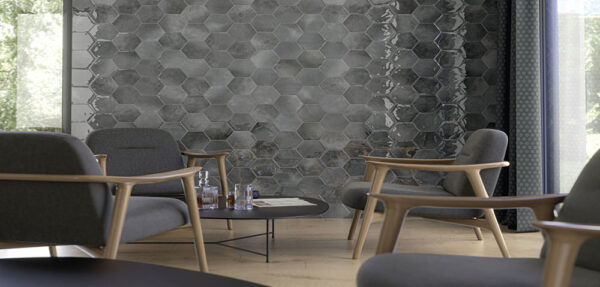 Vogue Hex Stanway Wandverkleidung | Fliesen und Wandverkleidungen