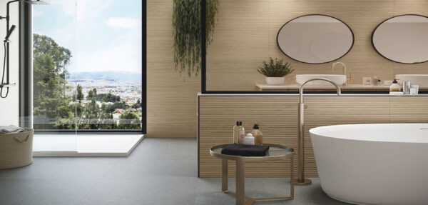 Vogue Style Ariana modern Badezimmer | Fliesen und Bodenfliesen