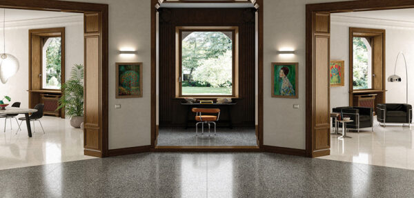 Vogue Terrazzo Steinoptik Bodenfliese | Fliesen und Wandverkleidungen