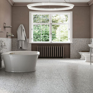 Vogue Terrazzo Klassisch Bodenfliese | Fliesen und Fliesen