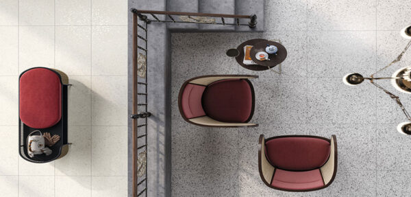 Vogue Terrazzo Steinoptik Bodenfliese | Fliesen und Mosaike